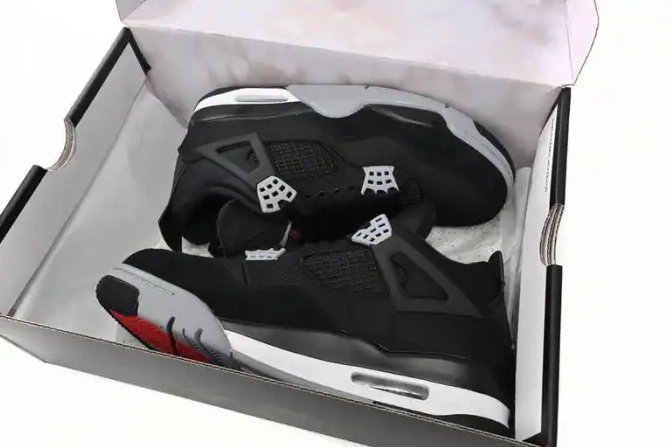 Cheap Jordan DH7138-006 4 Air Black Canvas 0616
